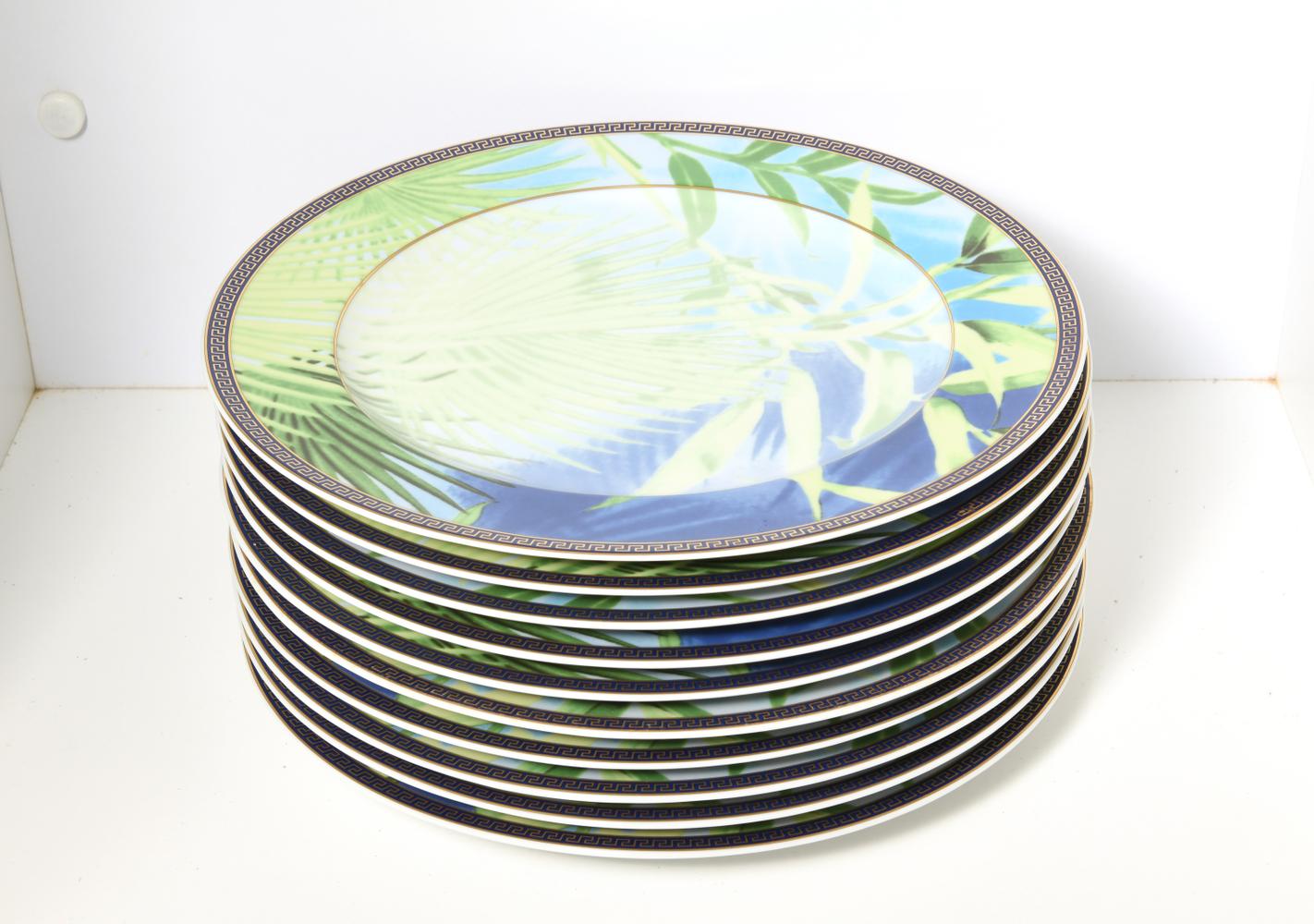 VERSACE ROSENTHAL ‘JUNGLE’ PORCELAIN TABLE SERVICE, 108 pieces - Image 7 of 8