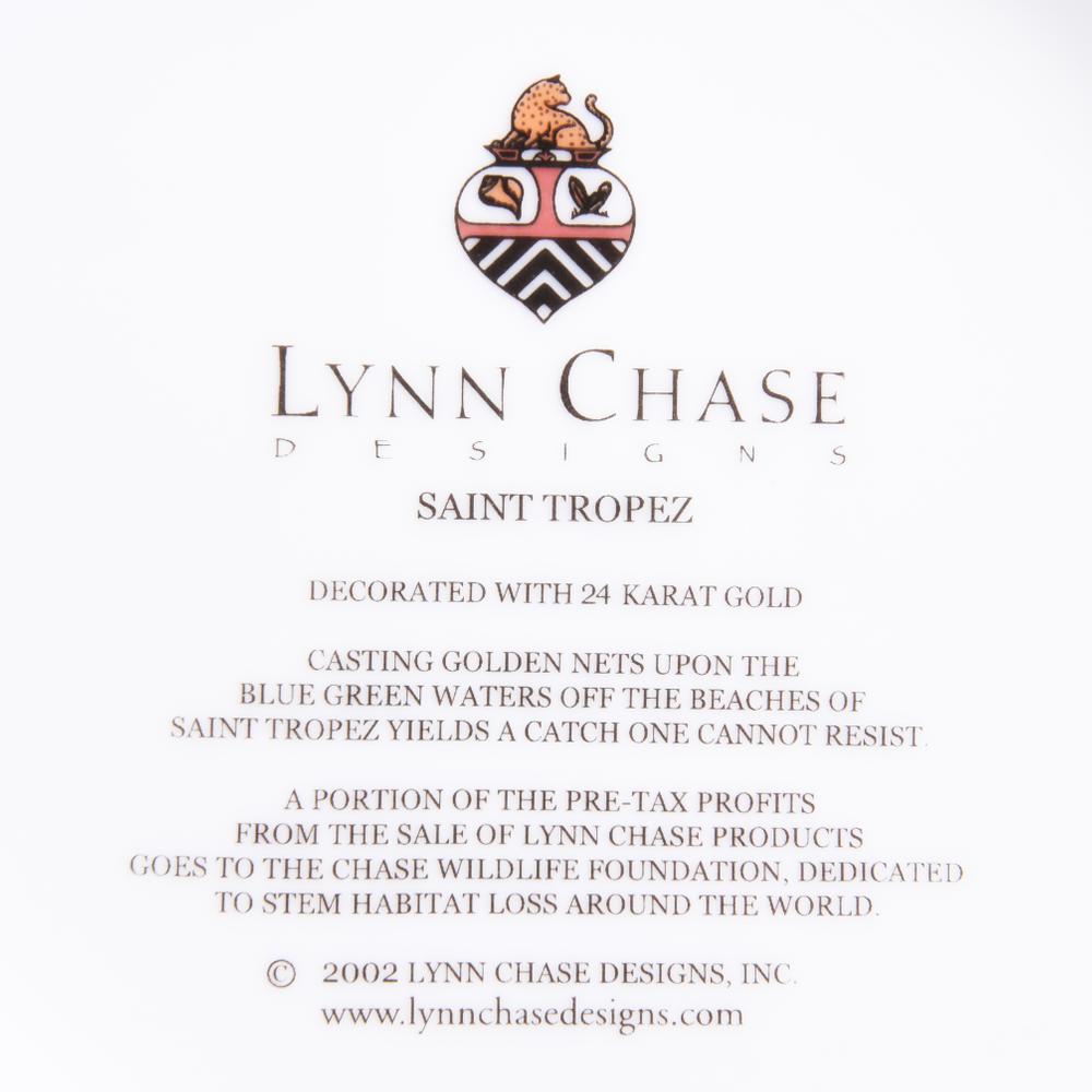 LYNN CHASE DESIGNS ‘SAINT TROPEZ’ PORCELAIN TABLE SERVICE, 51 pieces - Image 2 of 2