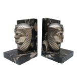 CHARLES (XX CENTURY) Pair of Sphynx bookends, circa 1930