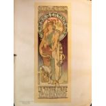 ALPHONSE MUCHA (1860 - 1939) Poster for "La Samaritaine" in Theatre de la Renaissance