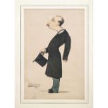 SOLATIUM, PSEUDONYM OF MARIO BUONSOLLAZZI (1859 - 1933) Caricature of a gentleman