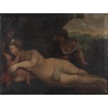 VENETIAN SCHOOL, 17th CENTURY Venus, Cupid and Pan