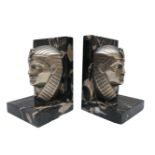 CHARLES (XX CENTURY) Pair of Sphynx bookends