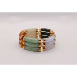 JADE AND GOLD BRACELET