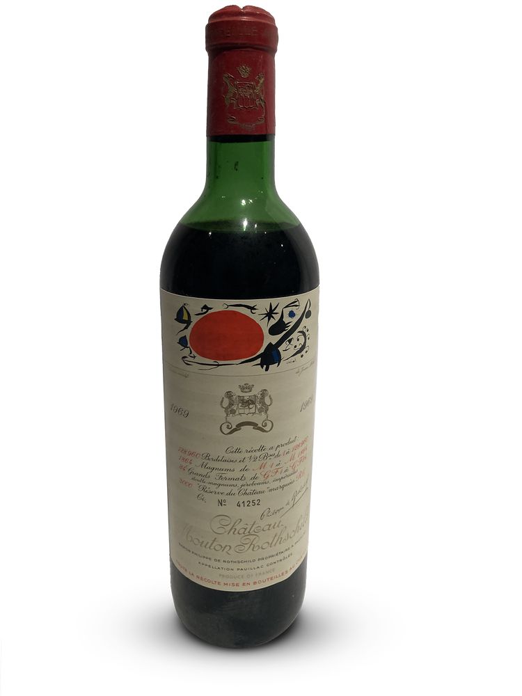 1 CHÂTEAU MOUTON ROTHSCHILD PAUILLAC 1969 75cl