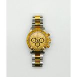 ROLEX COSMOGRAPH DAYTONA ‘INVERTED 6’, GOLD AND STAINLESS-STEEL CHRONOGRAPH WRISTWATCH WITH OYSTER B