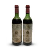 2 CHÂTEAU MOUTON ROTHSCHILD PAUILLAC 1977 75cl