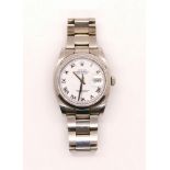 ROLEX DATEJUST 36MM WITH OYSTER BRACELET, 2007