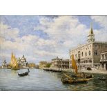 UMBERTO ZINI (1878-1964) Venice, View of the Grand Canal with the Church of Santa Maria della Salute