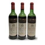 3 CHÂTEAU MOUTON ROTHSCHILD PAUILLAC 1971 75cl