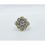 FLOWER DIAMOND RING