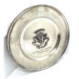 SILVER PLATE FOR THE COMMEMORATION OF THE TWINNING OF THE GOLF CLUB OF SANREMO AND MONTE-CARLO