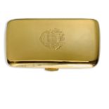 9K GOLD CIGARETTE CASE Goldsmith & Silversmith, 112 Regent Street