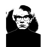 SASHA BORODULIN Andy Warhol, New York, 1980s.