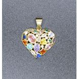 GOLD HEART PENDAND