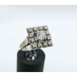 SQUARE DIAMOND RING