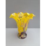 A Coloured Glass Vase
