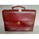Gino Ferrari Leather Briefcase