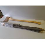 Axe & Draining Rods