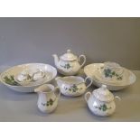 11Pc Fiesta Dinner & Teaware, Mantel Vase, 3 Assorted Cups & Saucers, Beatrix Potter Peter Rabbit