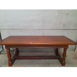 Oak Refectory Table H77cm x L212cm x W83cm