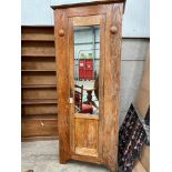 Oak Mirrored Wardrobe H197cm x W82cm x D41cm