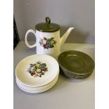 23Pc Swinnertons Ironstone Tea Set, Various Figurines Etc