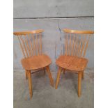 2 Pine Kitchen Chairs