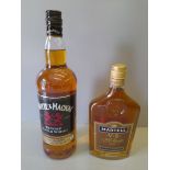 1 Litre Bottle Whyte & Mackay Scotch Whisky & 35cl Bottle Martell VS Fine Cognac