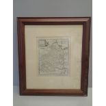 Map Of Northumberland In Frame