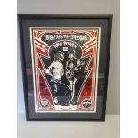 Iggy And The Stooges Raw Power Poster In Frame