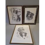 Box 7 Dog Prints - 2 With Certificates Of Authenticity