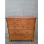 A Pine Chest Of Drawers H117cm x W117cm x D53cm