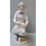 A Lladro Figure - Pharmacist Retired 1985 (Imperfect)