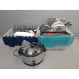 2 Boxes Of Kitchenalia Etc