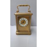 A Brass Carriage Clock