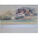 Print - Village In Abha Signed By Spencer W Tart