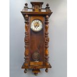 A Mahogany Wall Clock