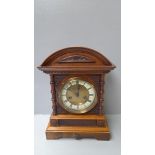 A Mahogany Mantel Clock