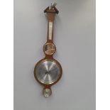 A Mahogany Banjo Barometer (Thermometer Broken)