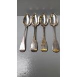 4 Silver Spoons Exeter 1831, 5 Silver Dessert Spoons & 6 Forks London 1929 & 5 Silver Spoons