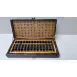 An Oriental Abacus In Case