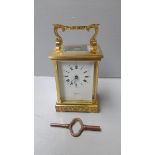 A Worcester Carriage Clock