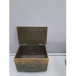A Copper Log Box