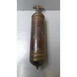 A Brass Victorian Pyrene Car Fire Extinguisher