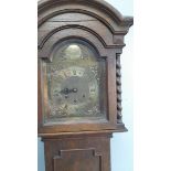 A Oak Grandmother Clock - Tempus Fugit H160cm x W73cm