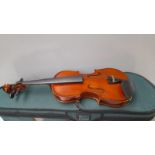 Violin In Canvas Case - The Stentor Student Street Music Co Limited