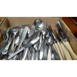 A Box Of Plated Cutlery