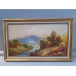 Oil On Canvas - River Scene Signed