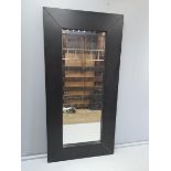 A Large Framed Mirror (Black)